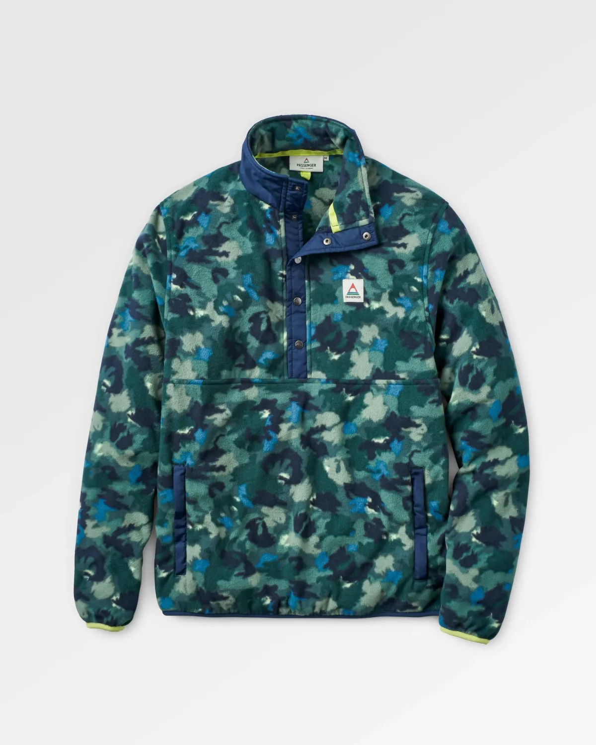 Passenger Adrift Recycled Polar Fleece - Alpine Camo Rain Forest AlpineCamoRainForest Online