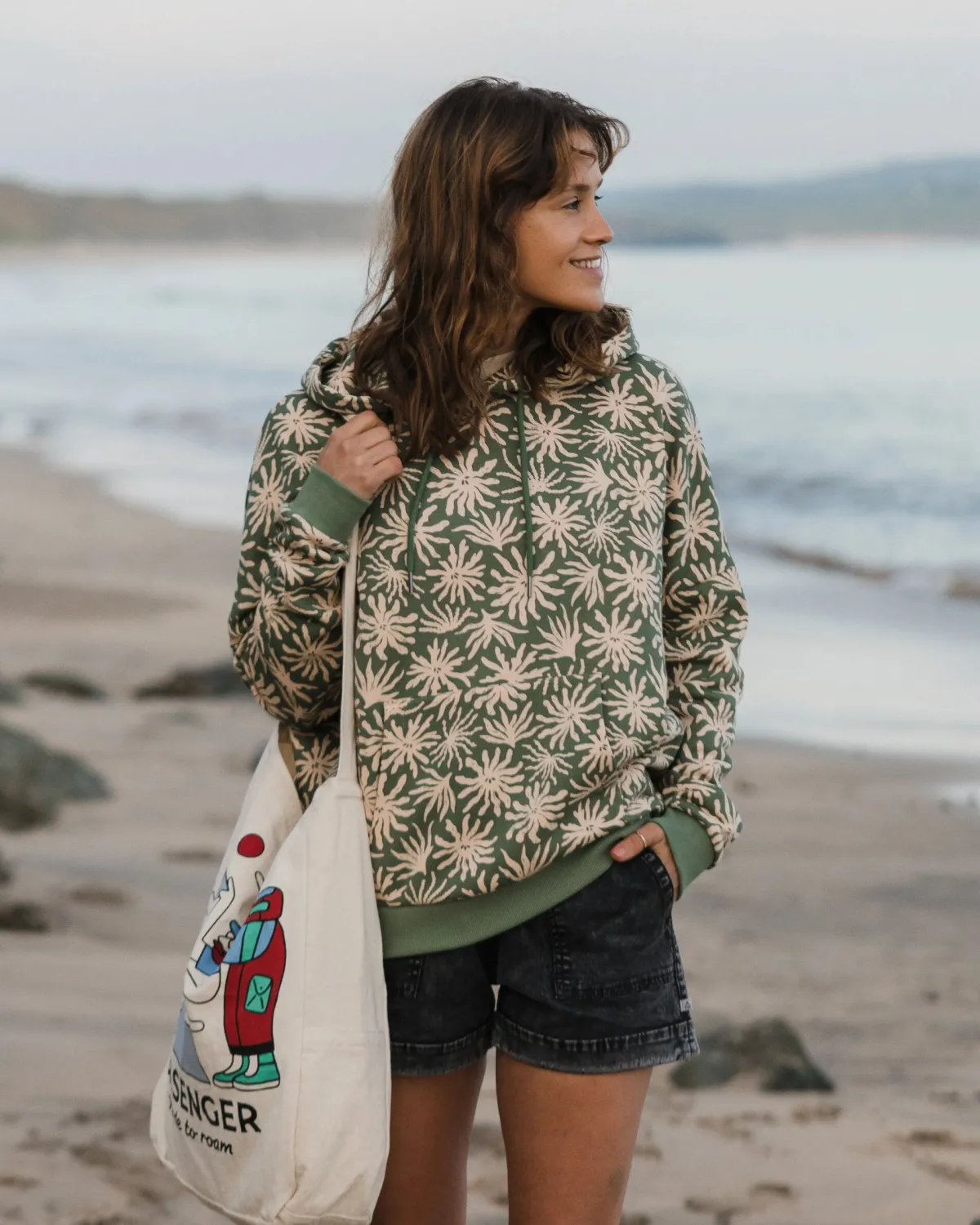 Passenger Arame Organic Cotton Hoodie - Seaweed Pistachio SeaweedPistachio Shop