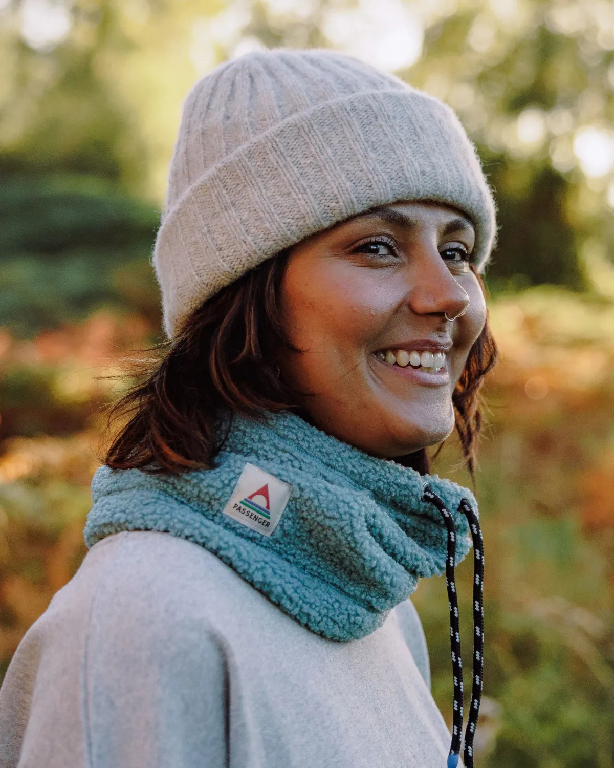 Passenger Ash Recycled Sherpa Fleece Neck Gaiter - Arctic Online