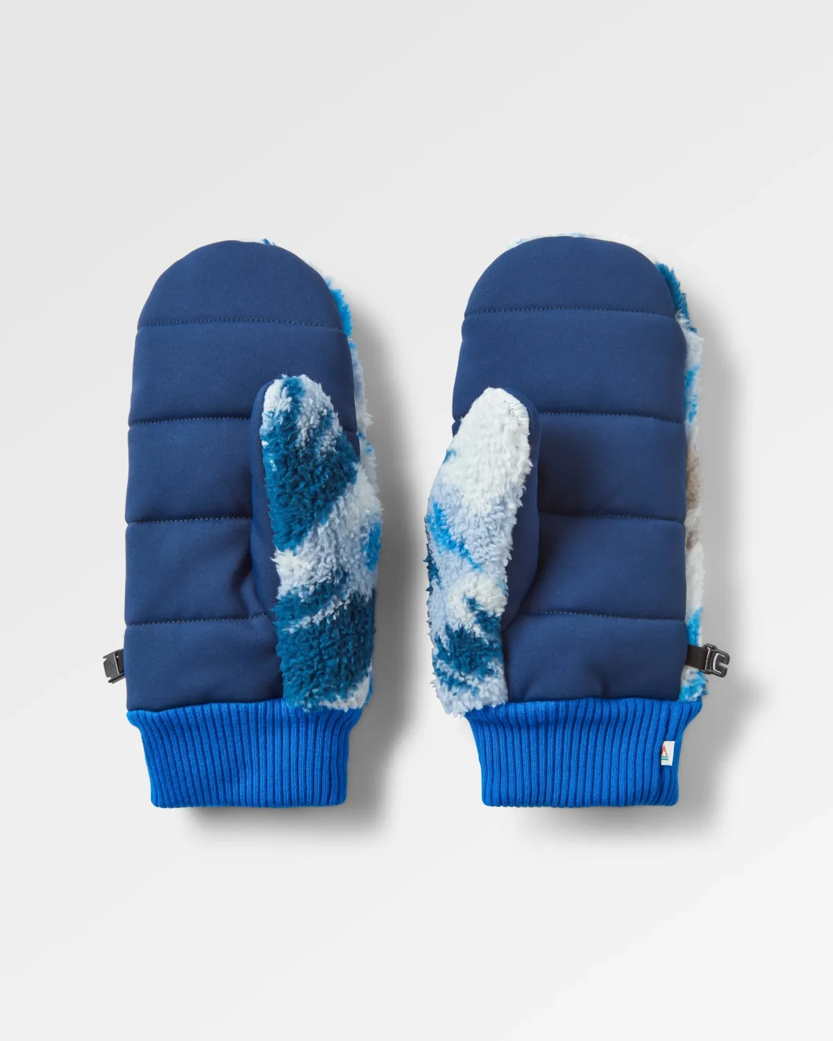 Passenger Avalanche Recycled Sherpa Mittens - Abstract Mountain Blue Steel AbstractMountainBlueSteel Clearance