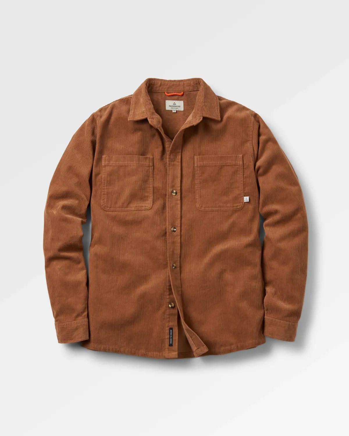 Passenger Backcountry Cord Long Sleeve Shirt - Toffee Cheap