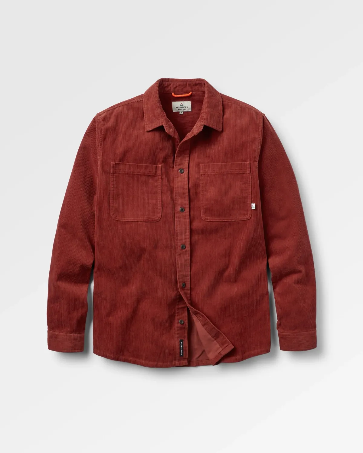 Passenger Backcountry Cord Shirt - Red Ochre RedOchre Best Sale