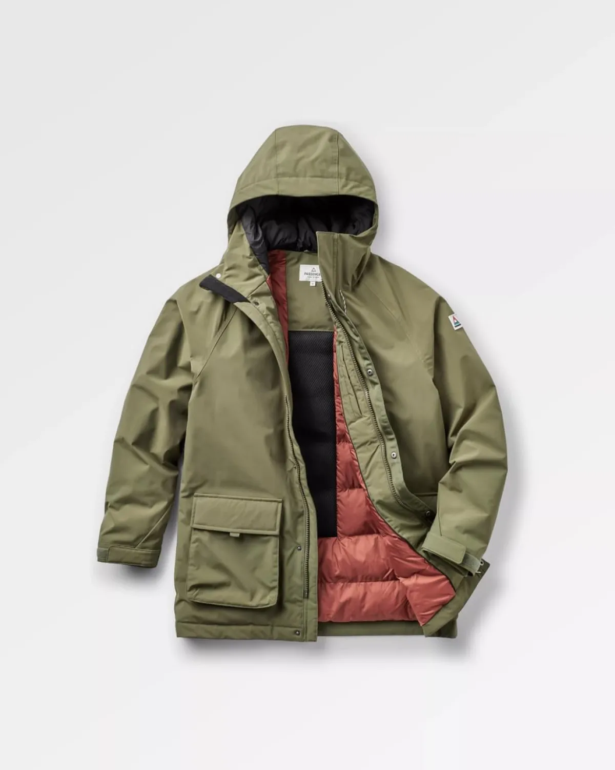 Passenger Baltic Recycled Insulated Jacket - Khaki Green KhakiGreen Flash Sale