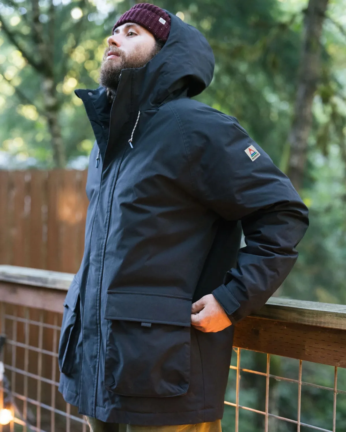 Passenger Baltic Recycled Insulated Parka - Black Clearance