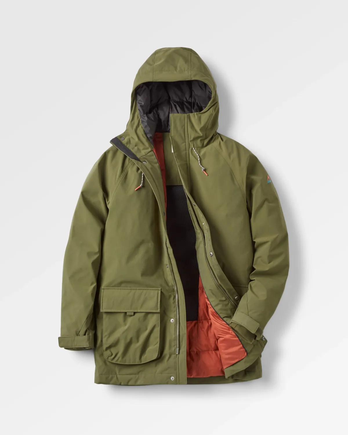 Passenger Baltic Recycled Insulated Parka - Khaki Green KhakiGreen Outlet