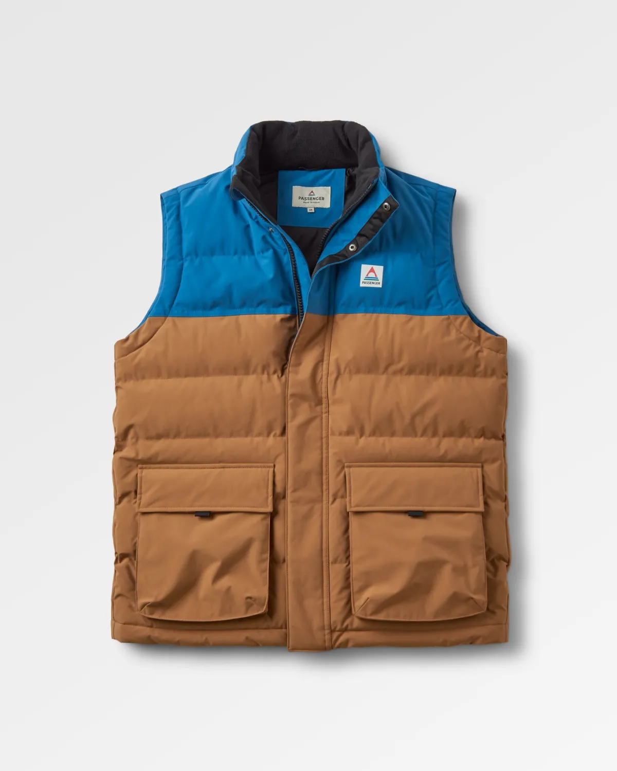 Passenger Baltic Recycled Insulated Vest - Toffee/Blue Steel Toffee/BlueSteel Best