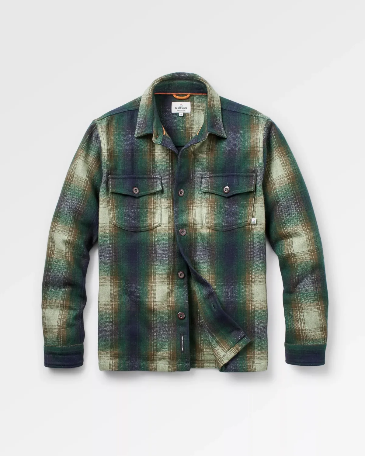 Passenger Barren Shirt Jacket - Khaki Green KhakiGreen Sale