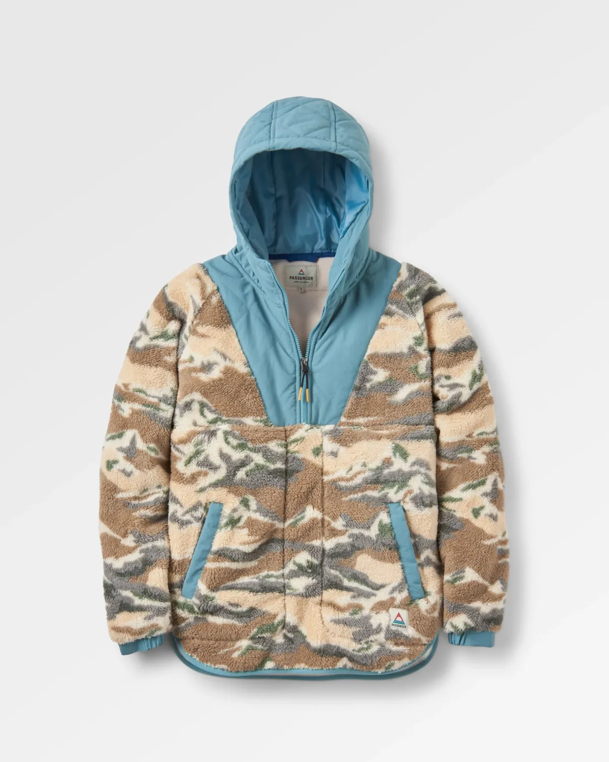 Passenger Beaumont Recycled Sherpa Hooded Fleece - Mount Scenic Oatmeal MountScenicOatmeal Best