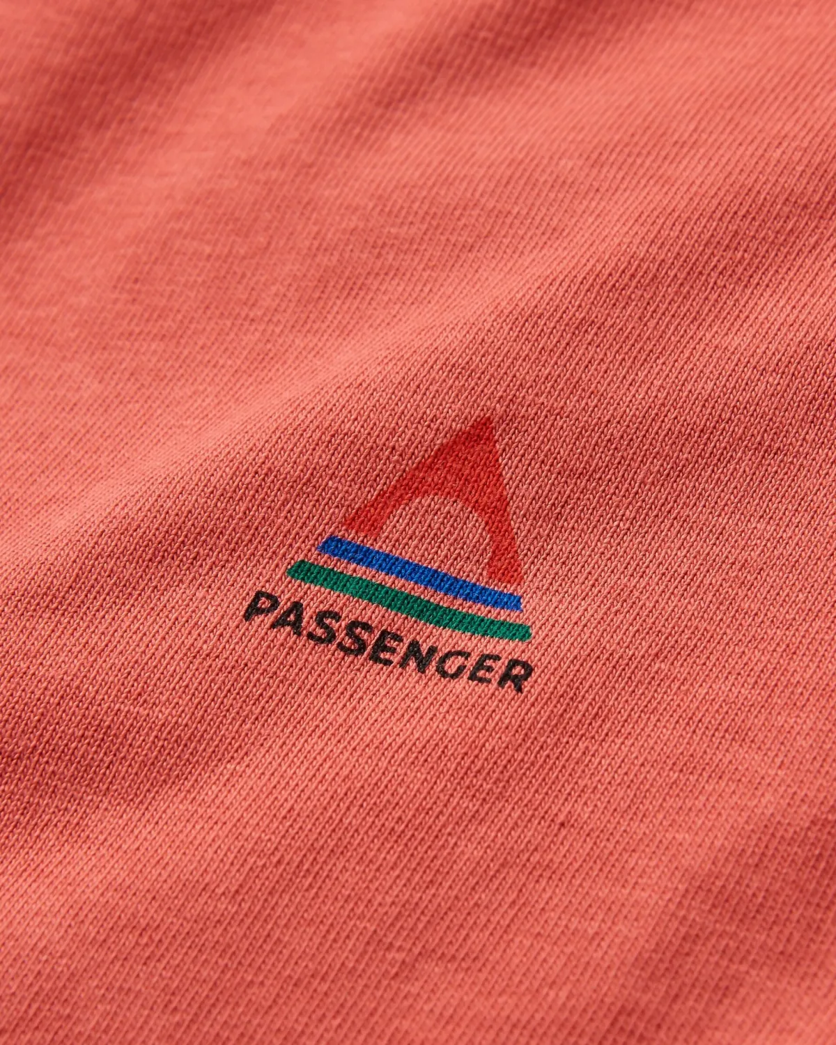 Passenger Classic Recycled Cotton Long Sleeve T-Shirt - Mineral Red MineralRed New