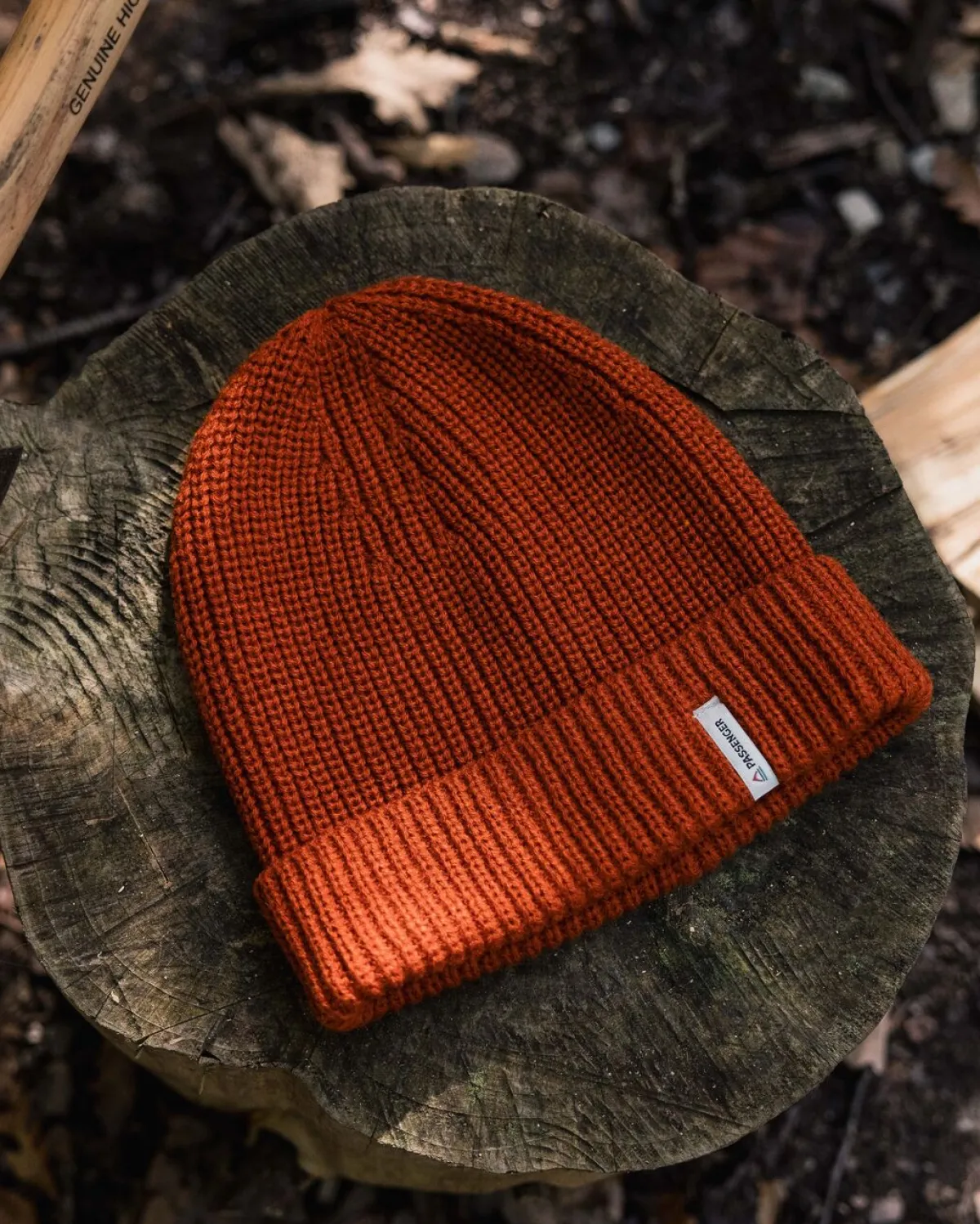 Passenger Compass Recycled Beanie - Rust Online