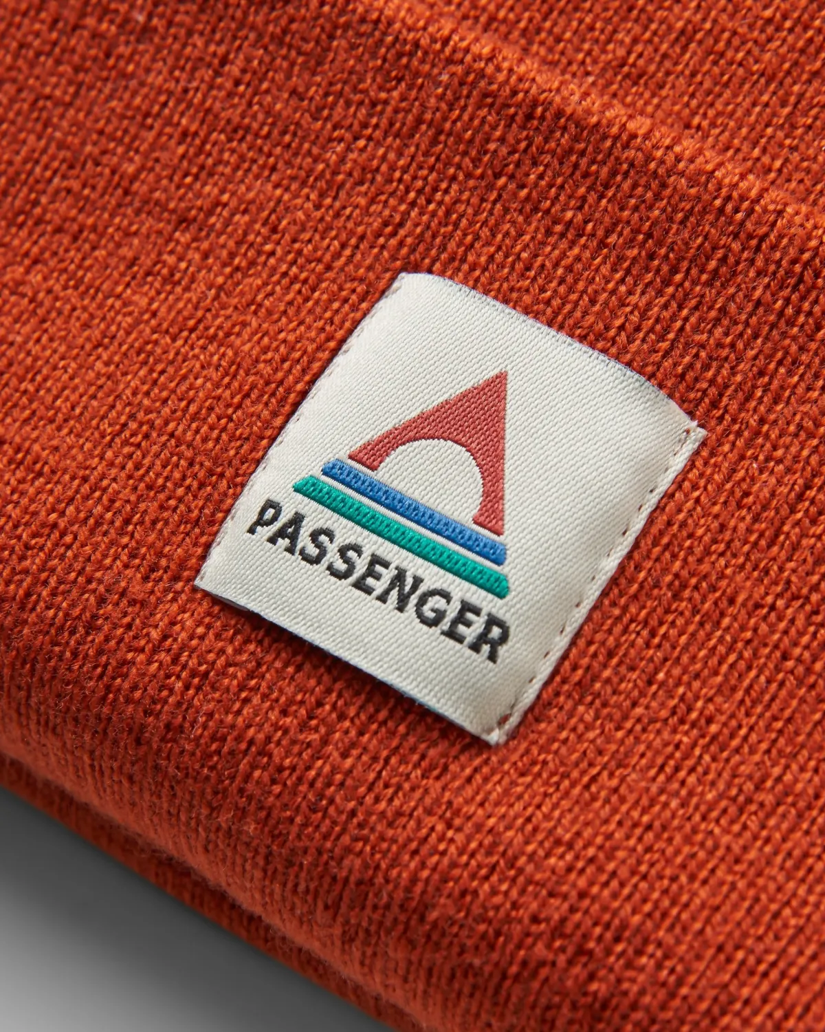 Passenger Core Recycled Acrylic High-Top Beanie - Rust Online