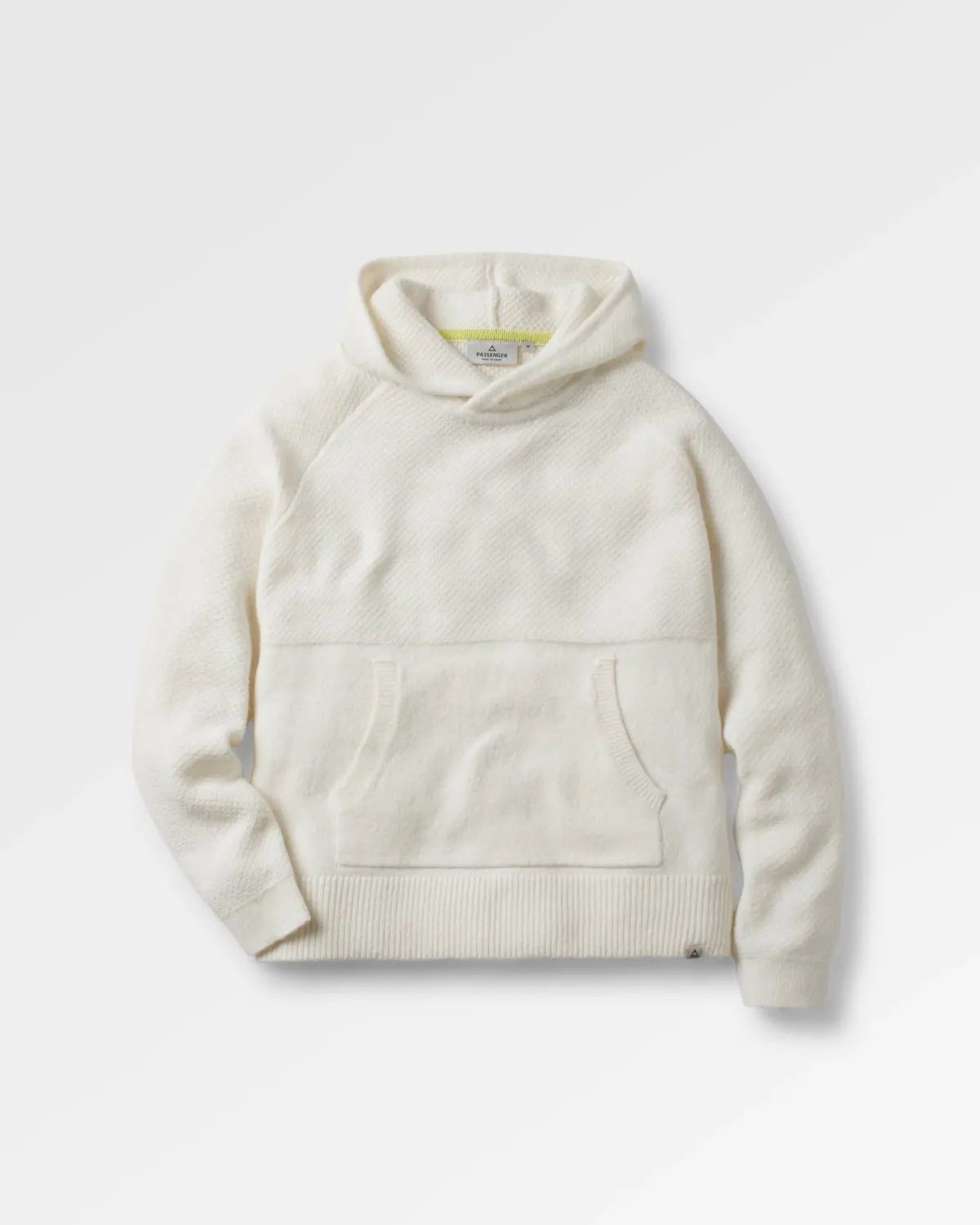 Passenger Cove Recycled Knitted Hoodie - Off White OffWhite Sale