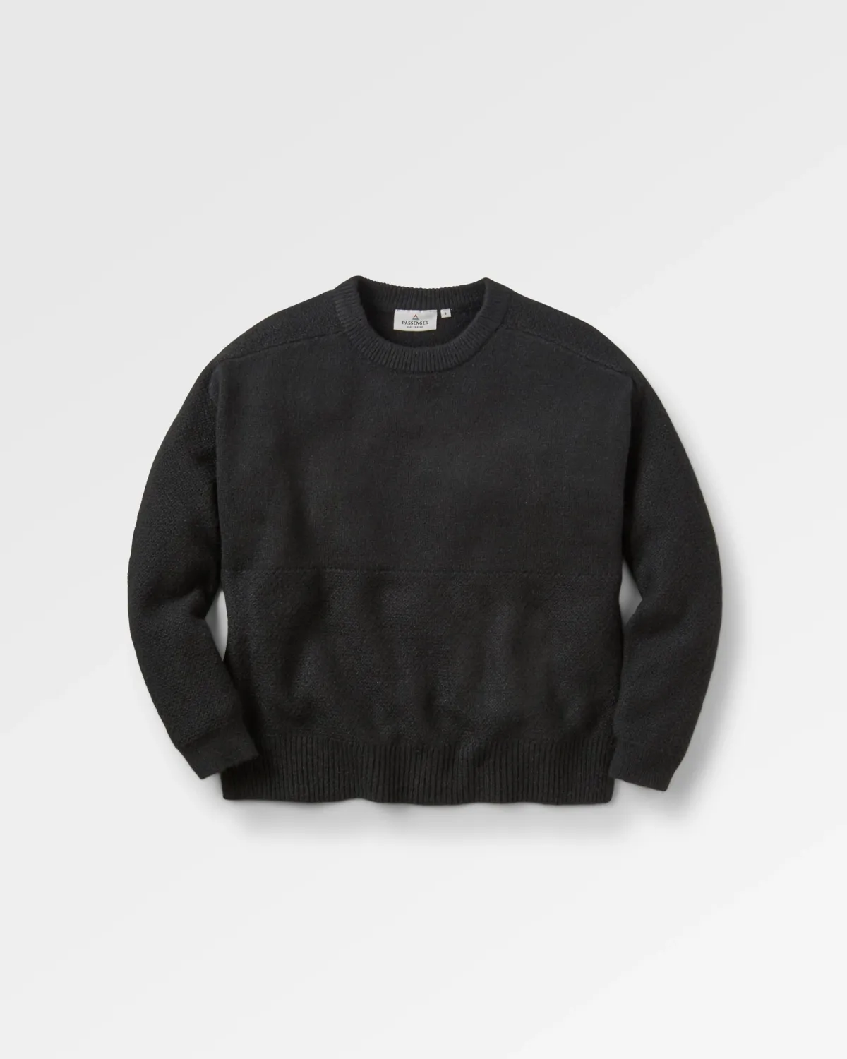 Passenger Cove Recycled Knitted Sweater - Black Fashion