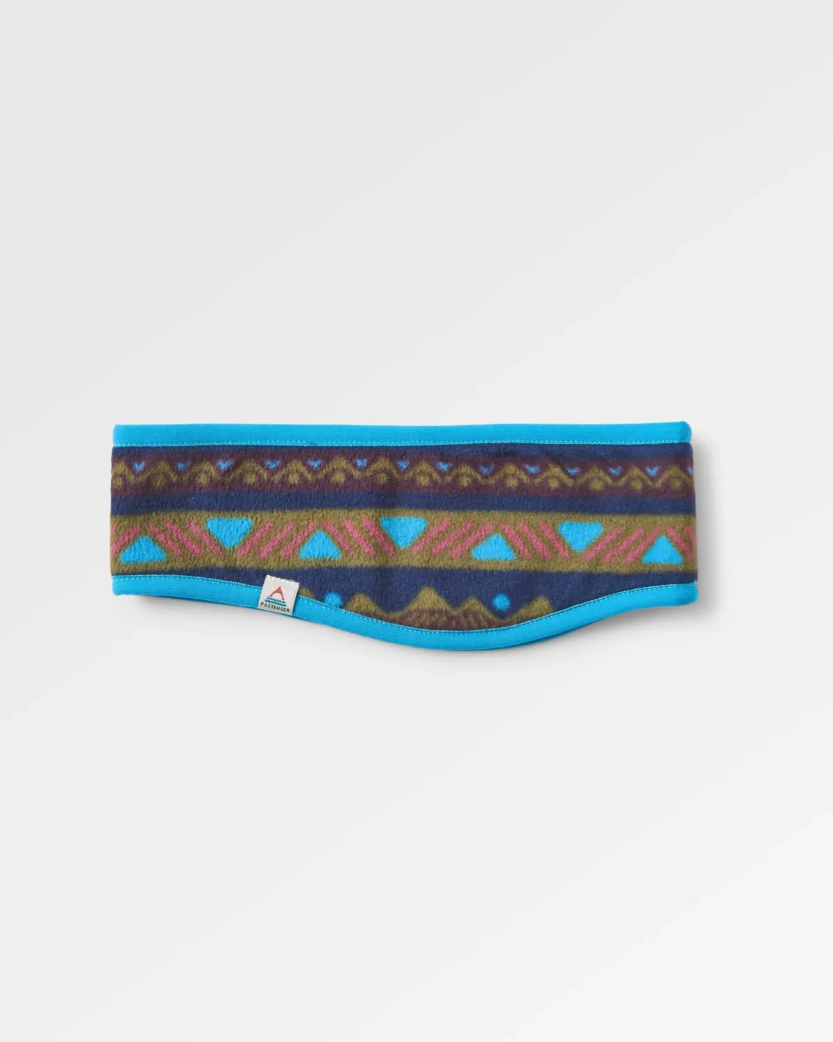 Passenger Cozy Recycled Polar Fleece Headband - Mountain Geo Multi MountainGeoMulti Flash Sale