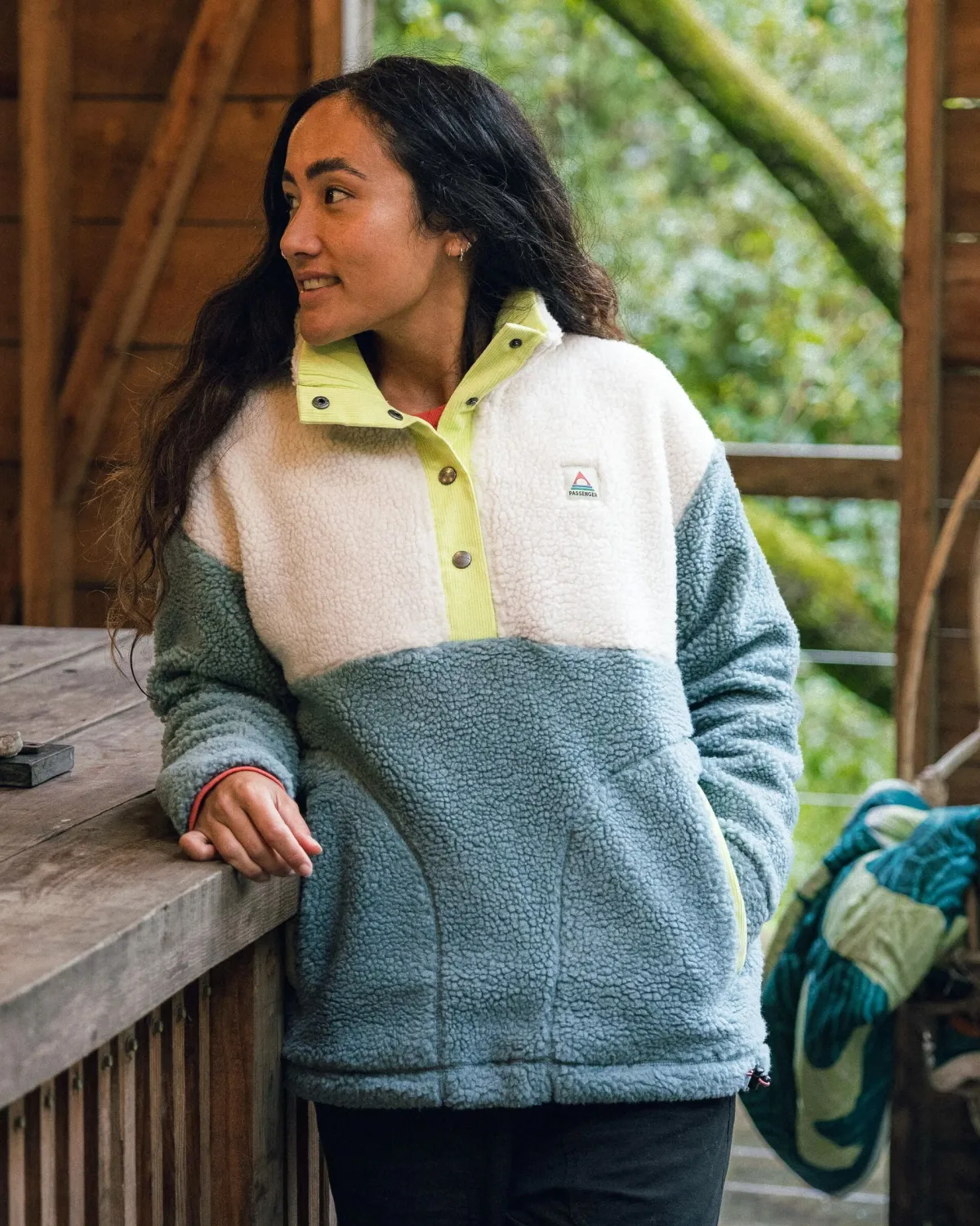 Passenger Create Recycled Deep-Pile Sherpa Fleece - Arctic Discount