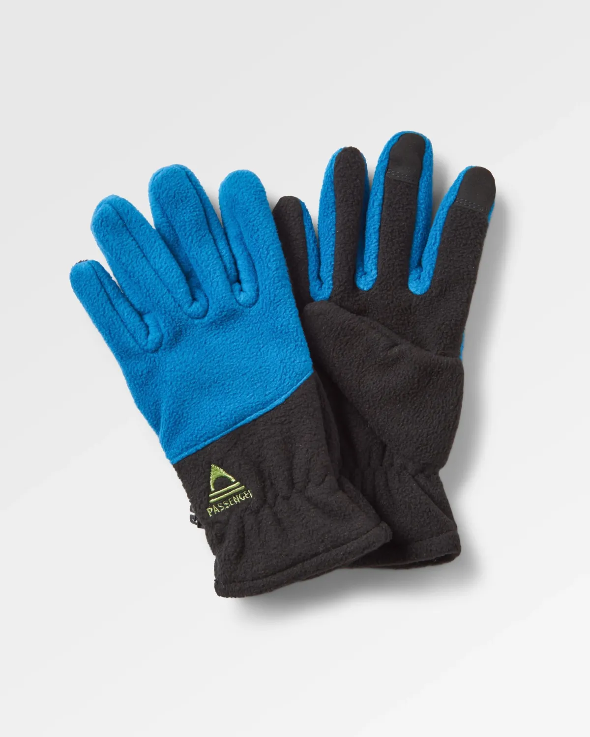 Passenger Daytrip Recycled Polar Fleece Touch Screen Gloves - Black/Tidal Blue Black/TidalBlue Best Sale