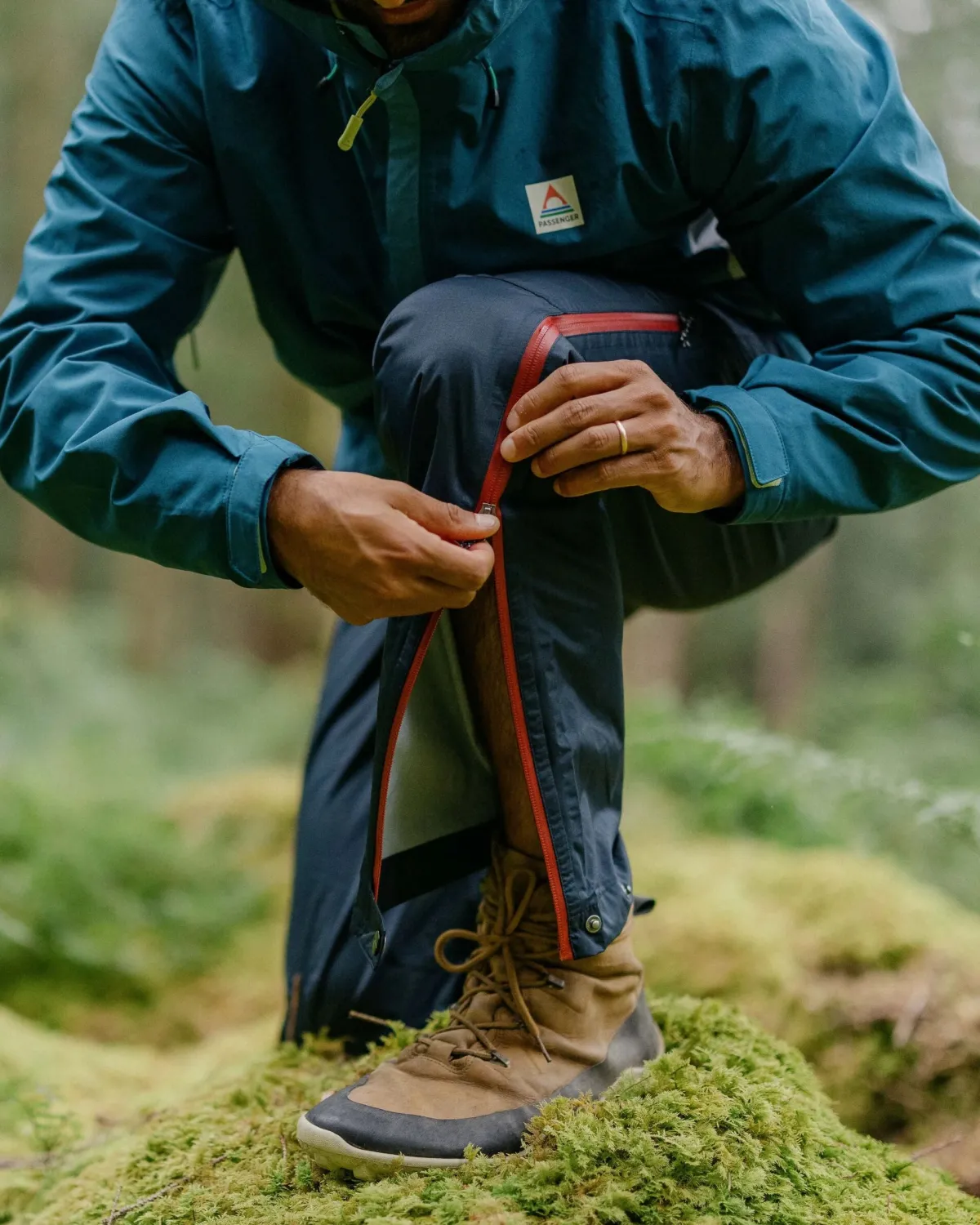 Passenger Droplet Recycled Waterproof Pants - Deep Navy DeepNavy Best