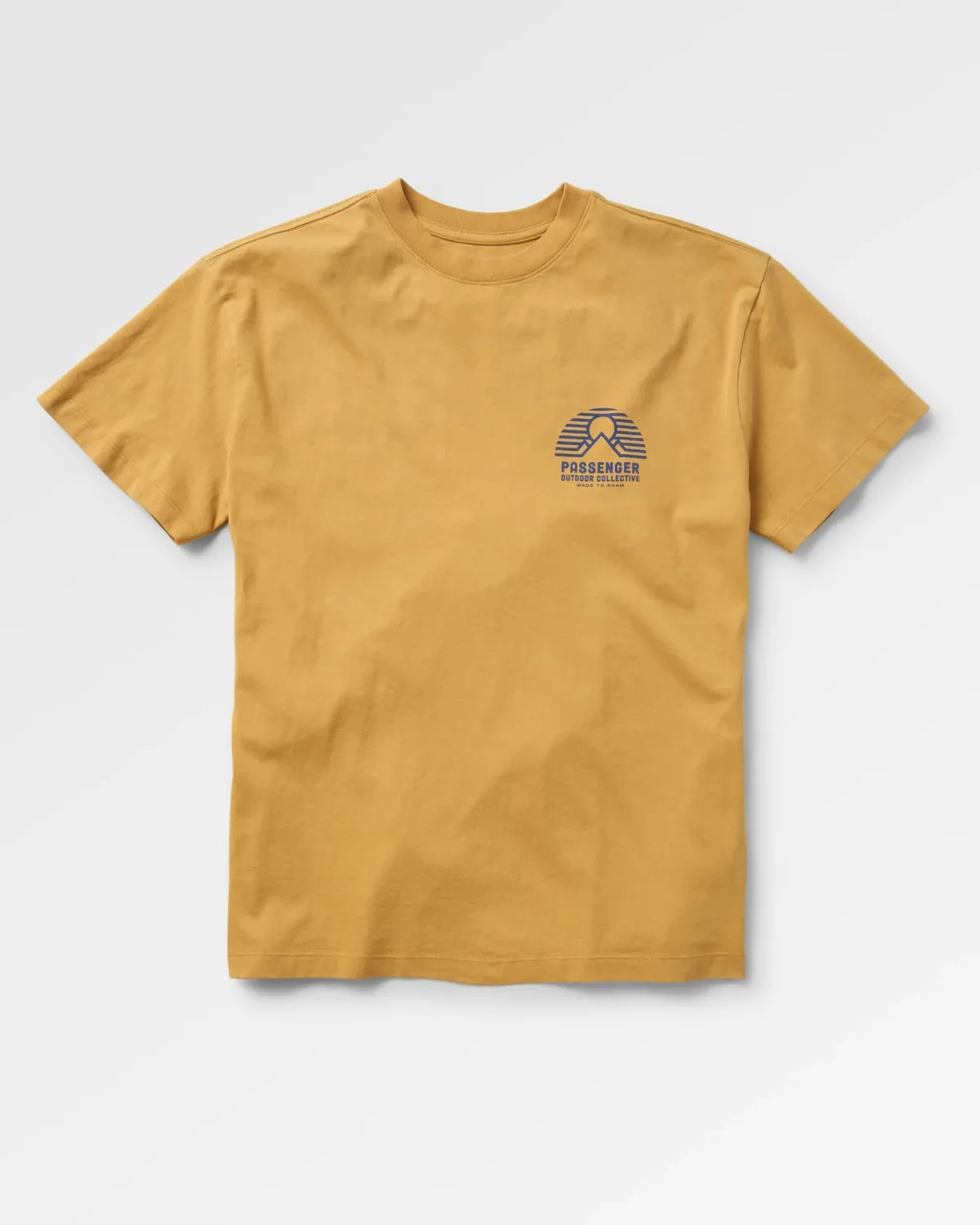 Passenger Elbio Recycled Relaxed Fit T-Shirt - Mustard Gold MustardGold Clearance