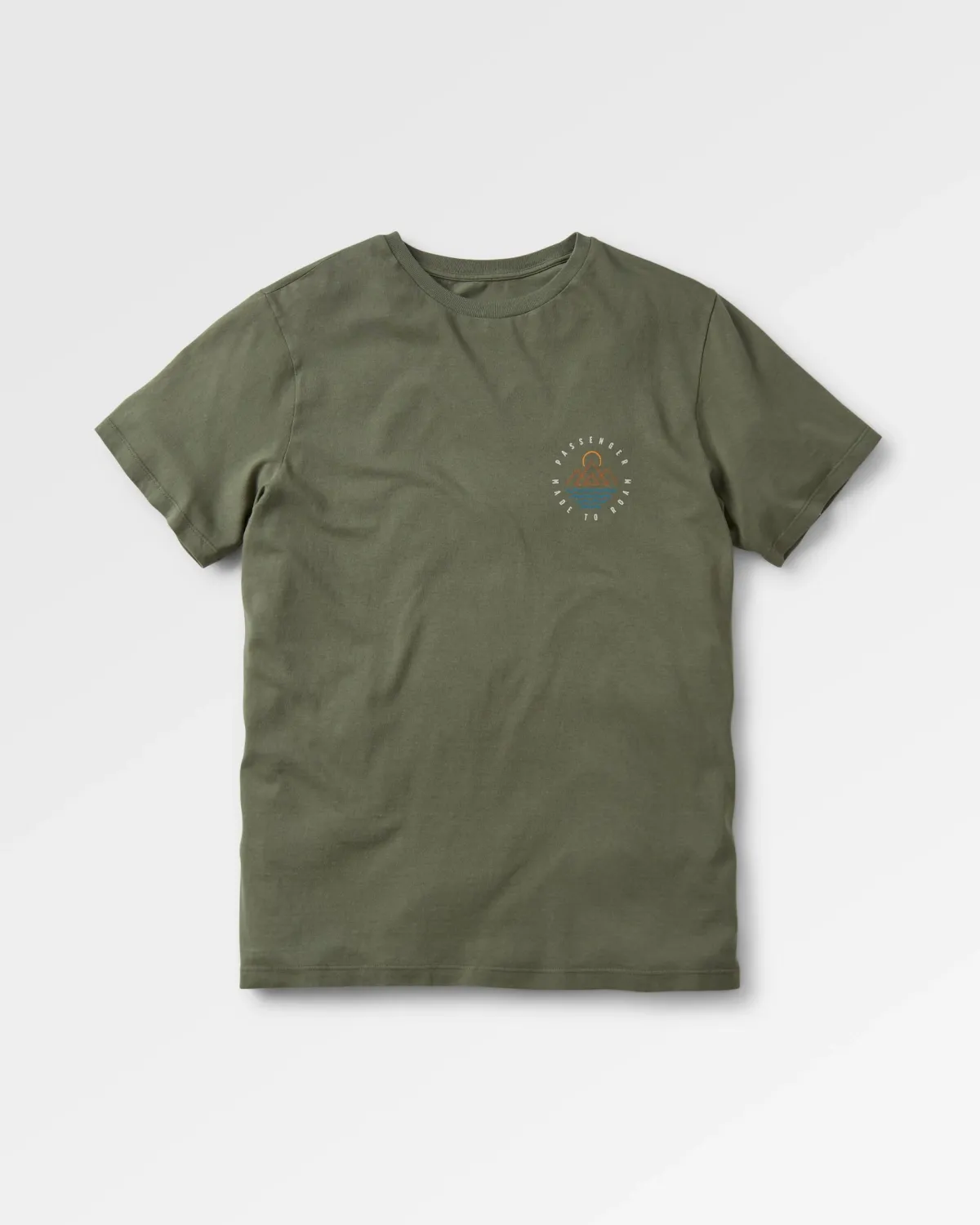 Passenger Escapism Recycled Cotton T-Shirt - Dusty Olive DustyOlive Flash Sale