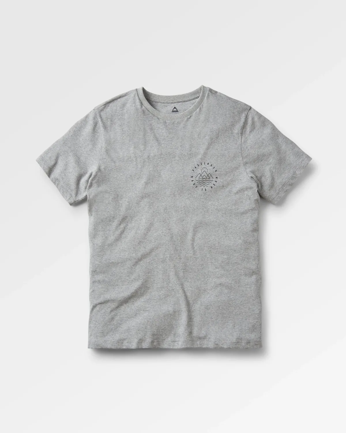 Passenger Escapism Recycled Cotton T-Shirt - Gray Marl GrayMarl Fashion