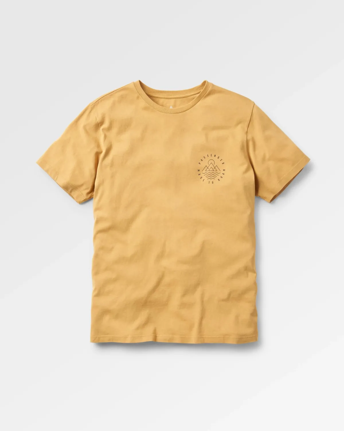 Passenger Escapism Recycled Cotton T-Shirt - Mustard Gold MustardGold Fashion