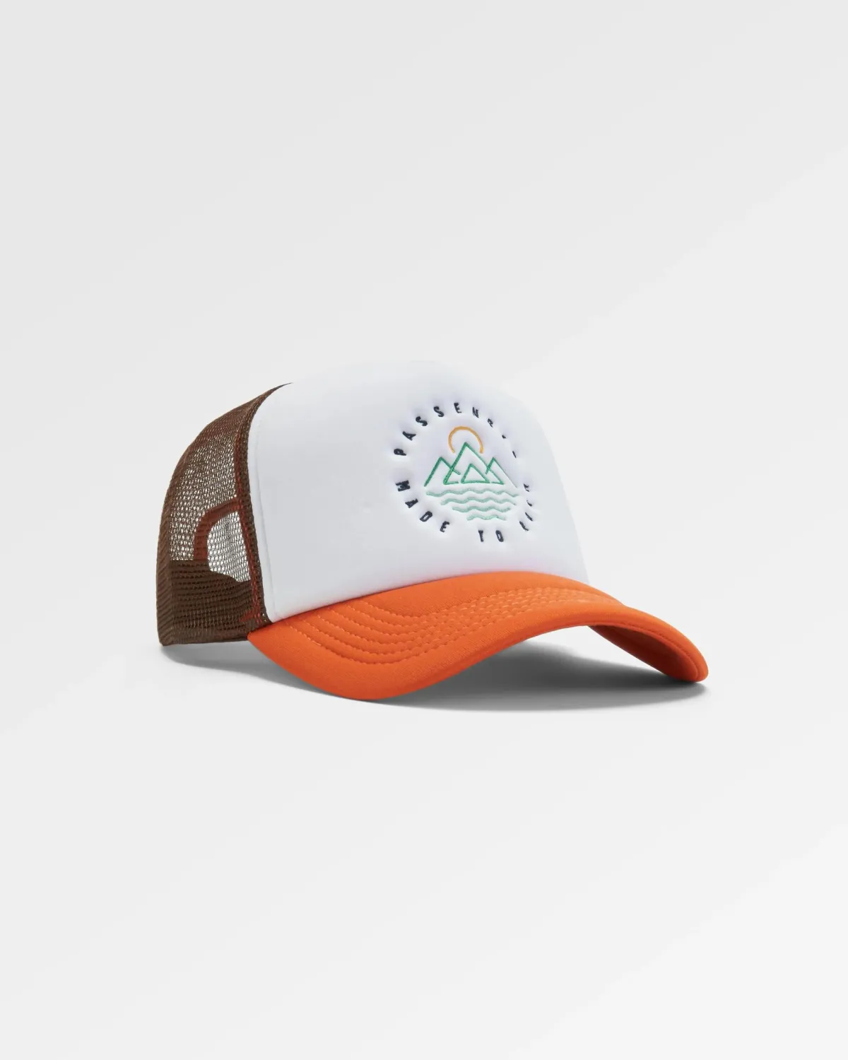 Passenger Escapism Trucker Hat - Chestnut/Sunrise Orange Chestnut/SunriseOrange Hot