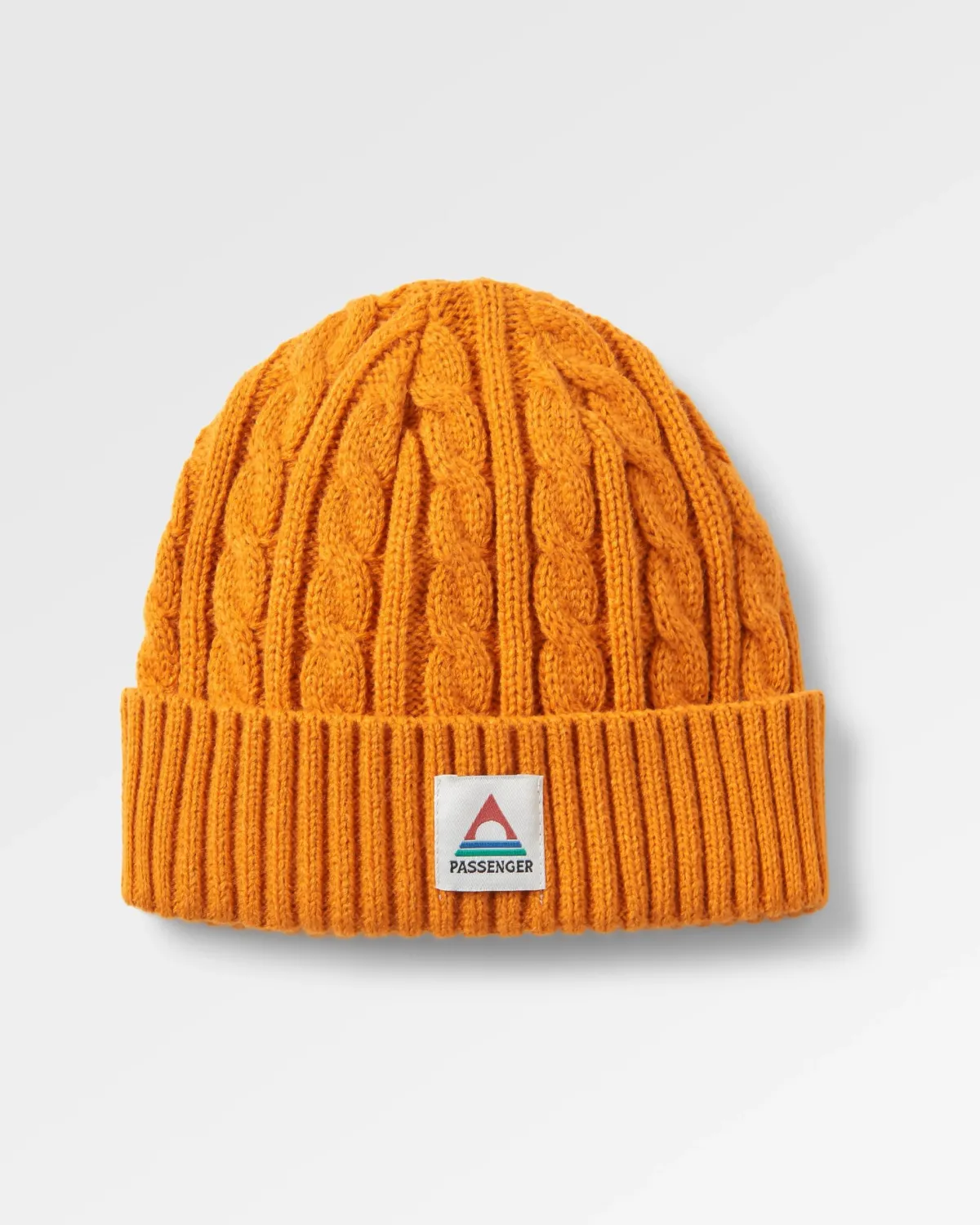 Passenger Fireside Recycled Cable Knit Beanie - Sunrise Orange SunriseOrange Sale