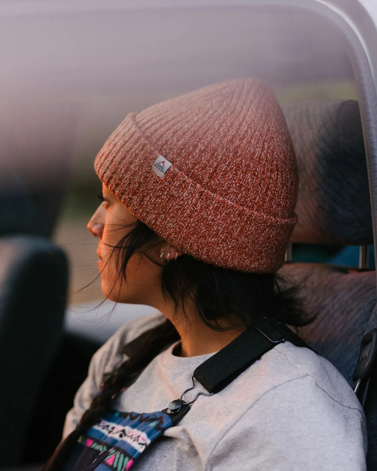 Passenger Fisherman Marl Beanie - Burnt Orange BurntOrange Shop