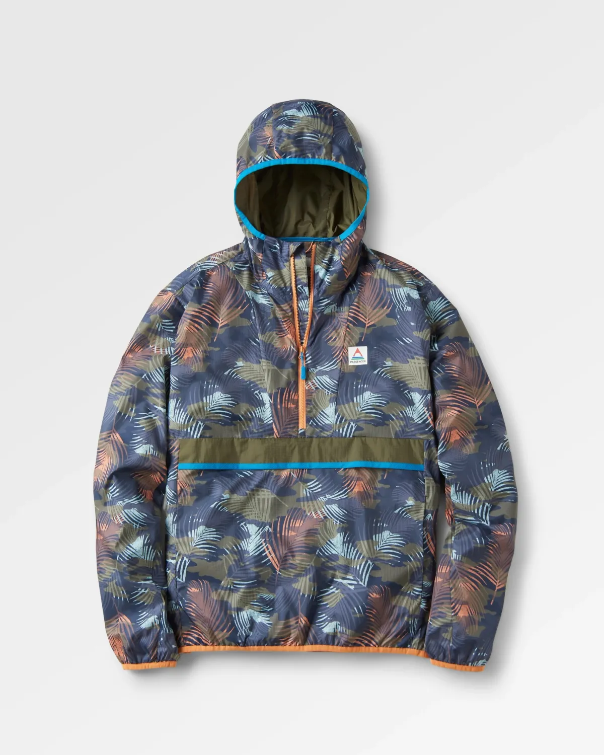 Passenger Gusto Recycled Windshell Pullover - Palm Camo Apricot PalmCamoApricot Cheap