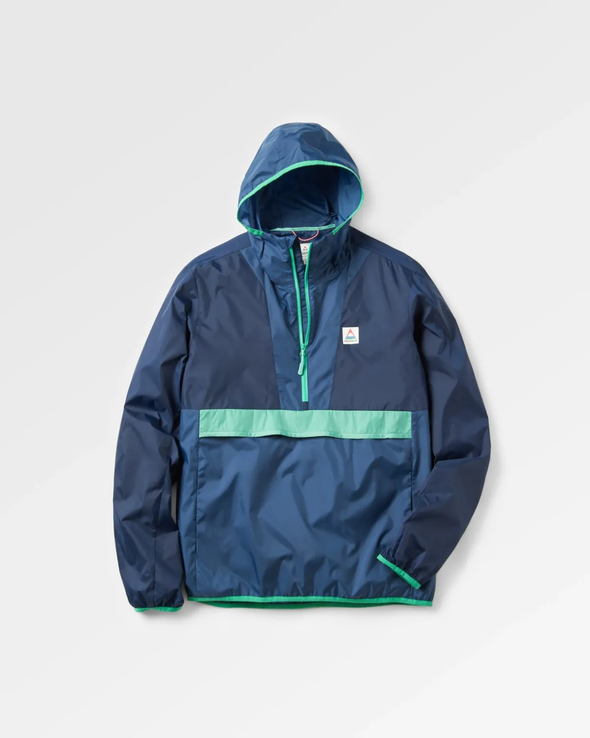 Passenger Gusto Recycled Windshell Pullover - Rich Navy/Dark Denim RichNavy/DarkDenim Cheap