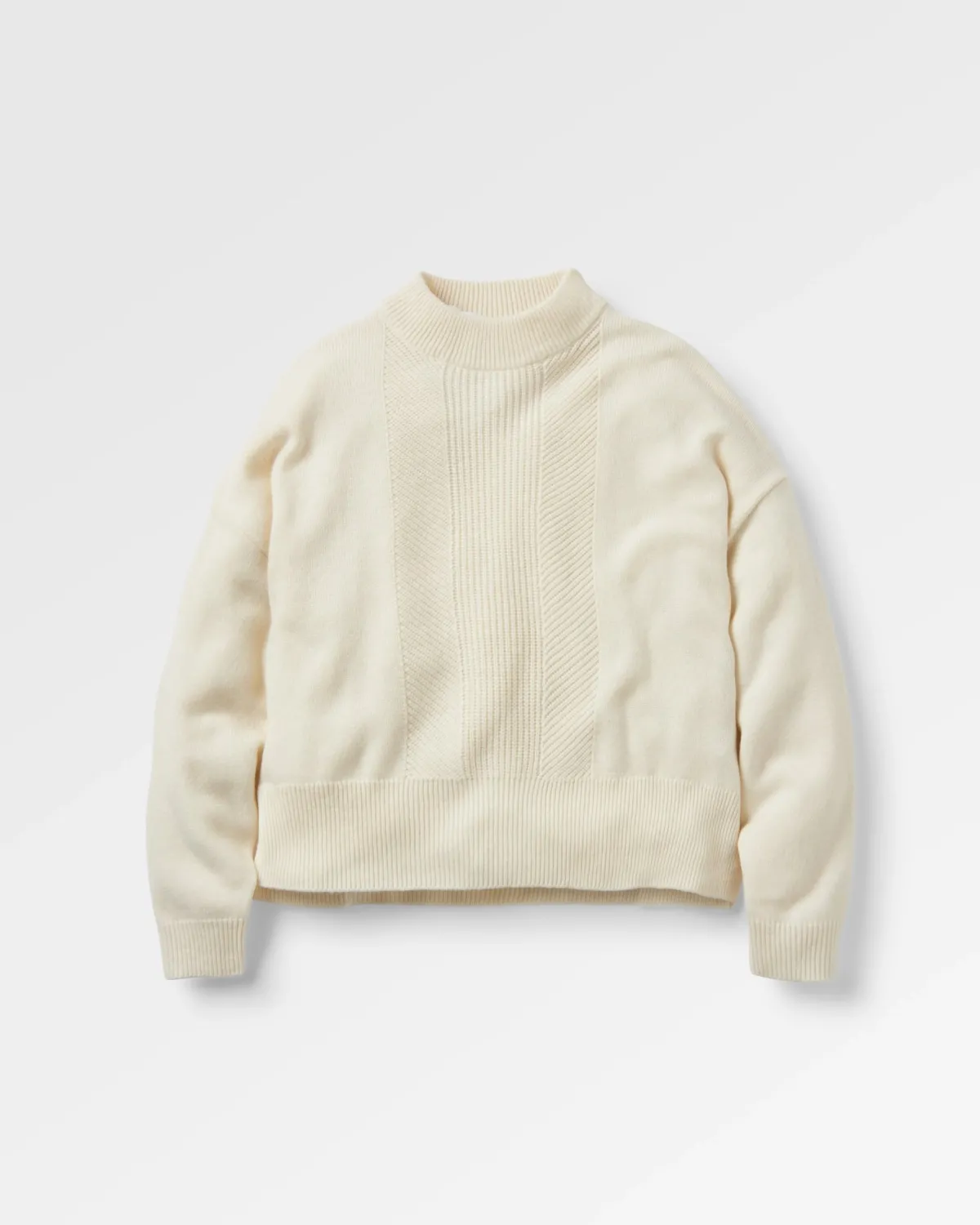 Passenger Hideout Oversized Recycled Knitted Sweater - Off White OffWhite Fashion