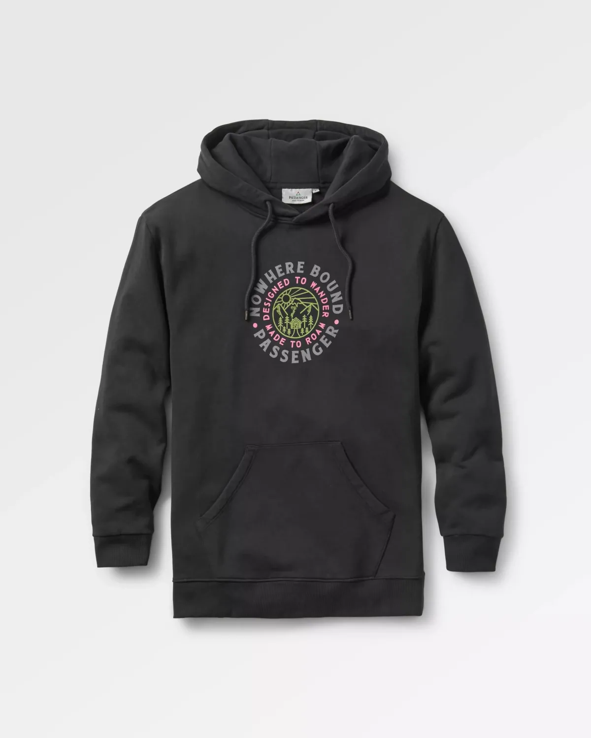 Passenger In The Woods Long Sleeve Hoodie - Black Best