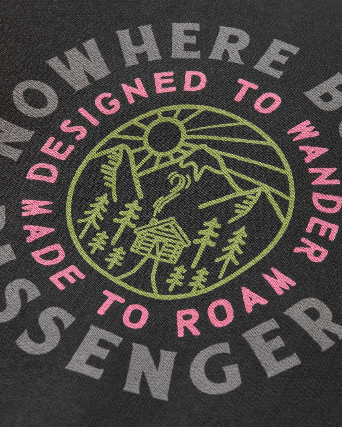 Passenger In The Woods Long Sleeve Hoodie - Black Best