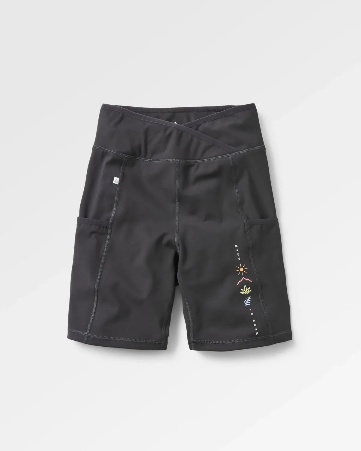 Passenger Mantra Recycled Active Shorts - Black Discount