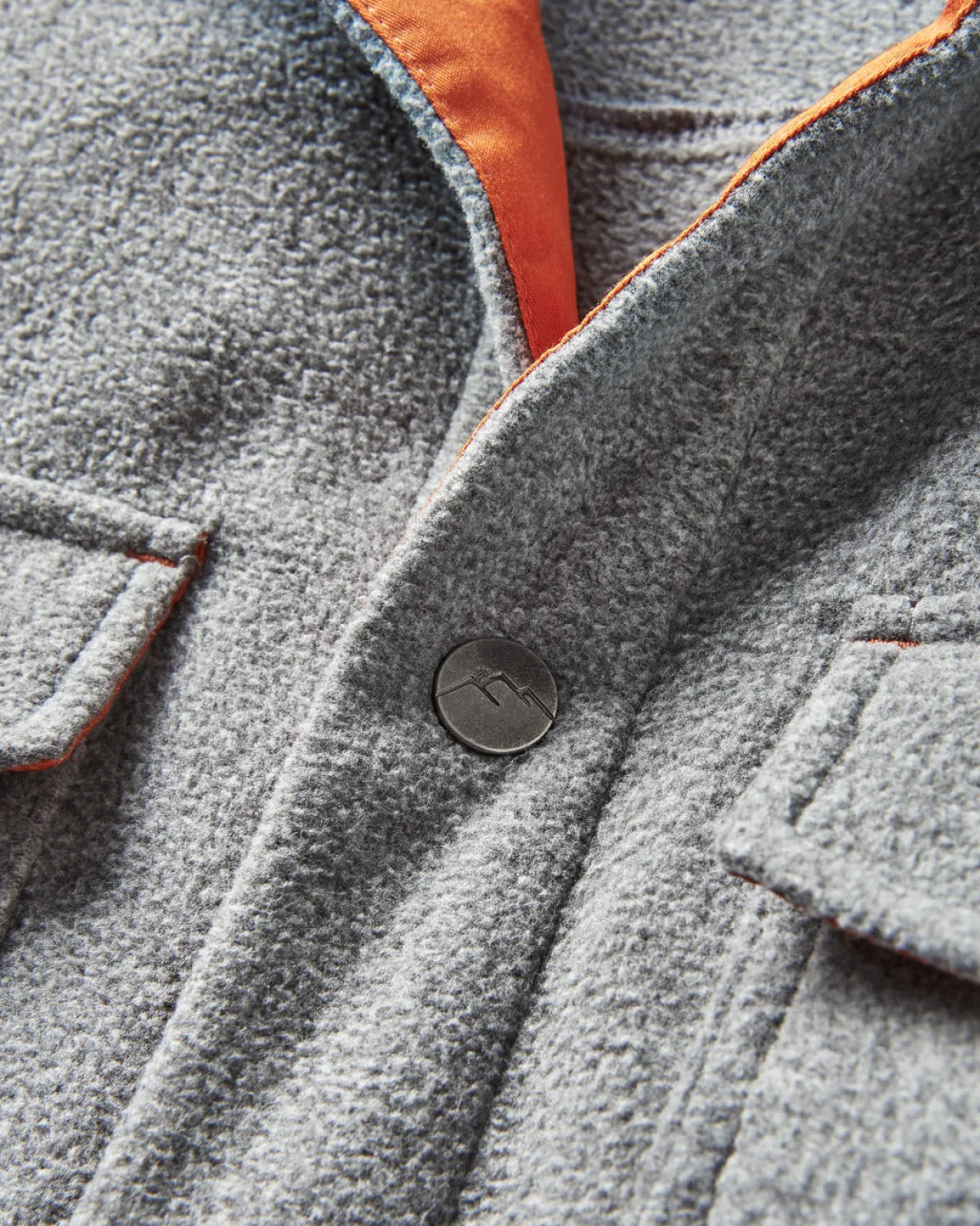 Passenger Maple Polar Recycled Fleece Shirt - Gray Marl GrayMarl Flash Sale