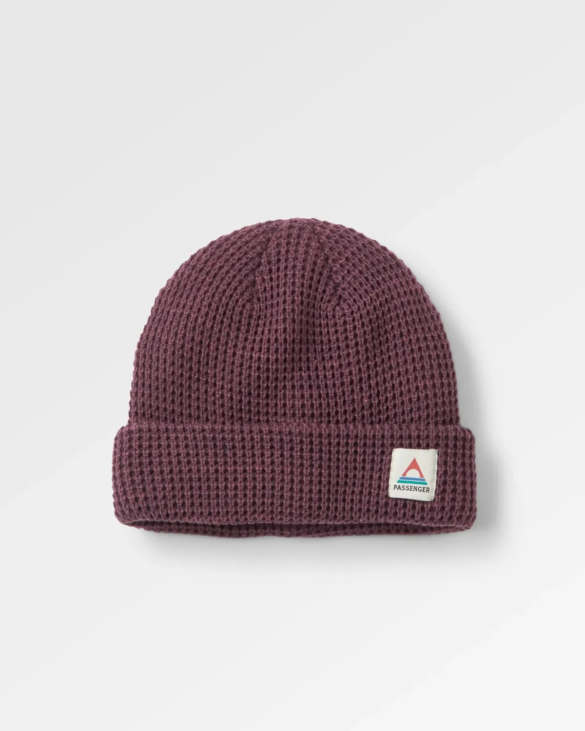 Passenger Moss Recycled Double Layer Waffle Beanie - Deep Plum DeepPlum Shop