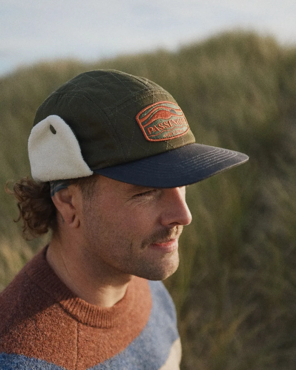 Passenger Nightfall Recycled Polar Fleece Lined Hat - Dusty Olive DustyOlive Flash Sale