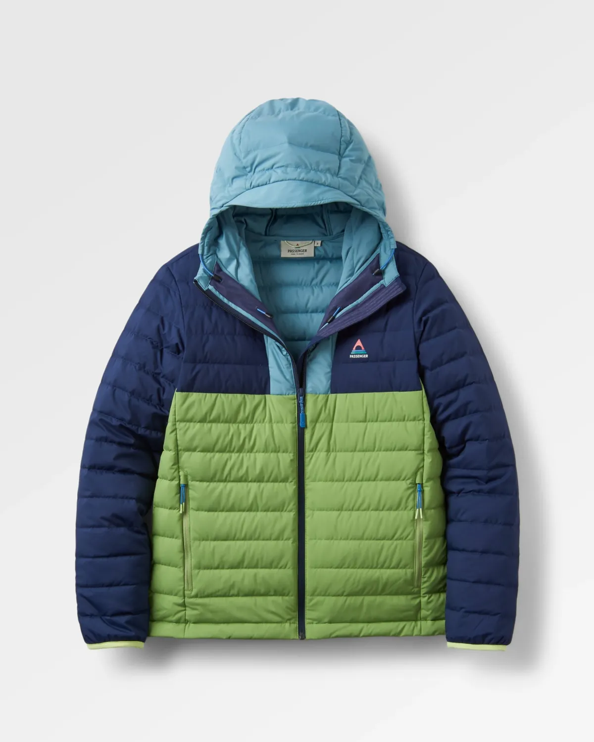 Passenger Northstar Down Recycled Jacket - Rich Navy/Pear Green/Arctic RichNavy/PearGreen/Arctic Store