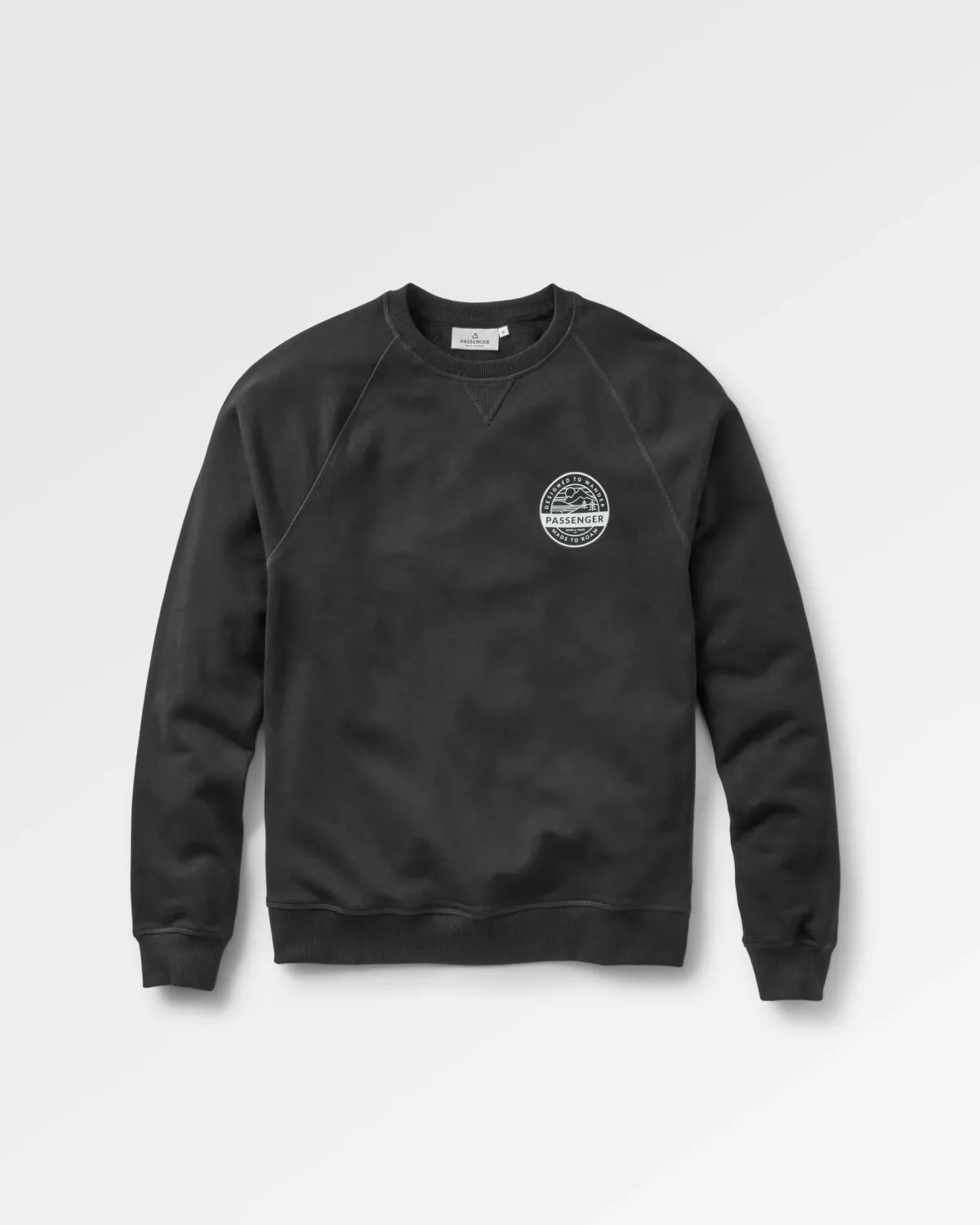 Passenger Odyssey Organic Cotton Long Sleeve Sweatshirt - Black Store