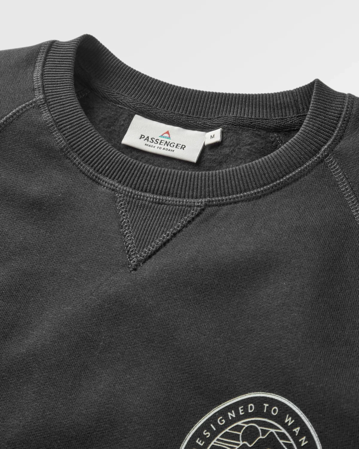 Passenger Odyssey Organic Cotton Long Sleeve Sweatshirt - Black Store