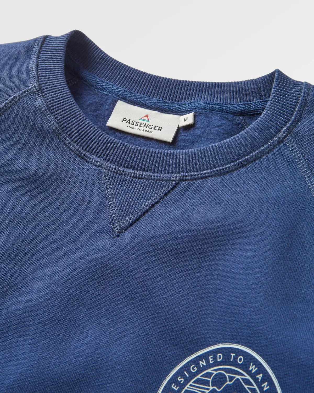 Passenger Odyssey Organic Cotton Sweatshirt - Rich Navy RichNavy Cheap