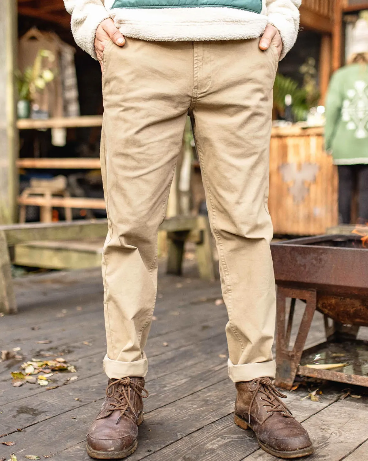 Passenger 365 Organic Cotton Pants - Chinchilla Brown ChinchillaBrown Discount