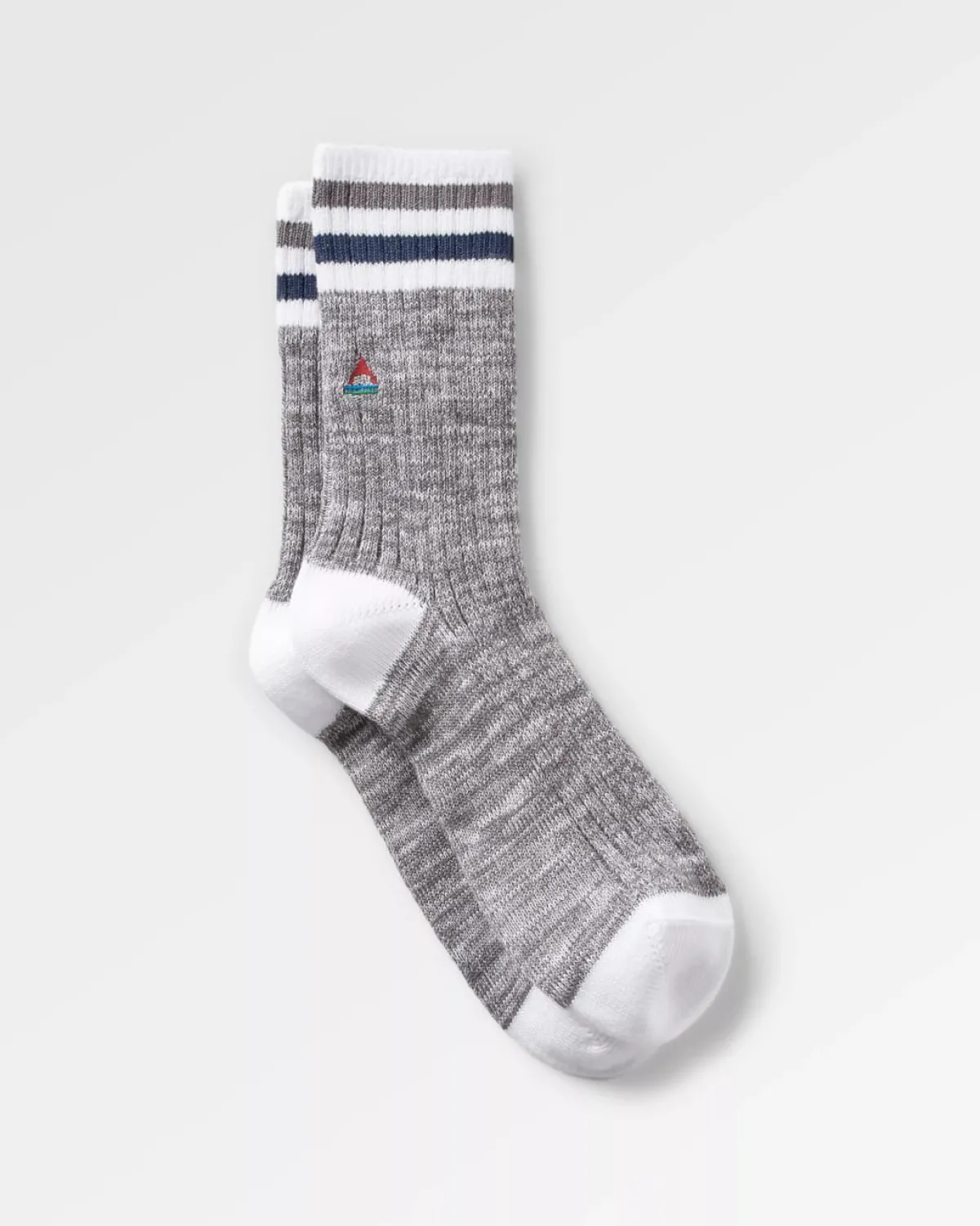 Passenger Organic Mid-weight Rib Socks - Gray Marl GrayMarl Sale