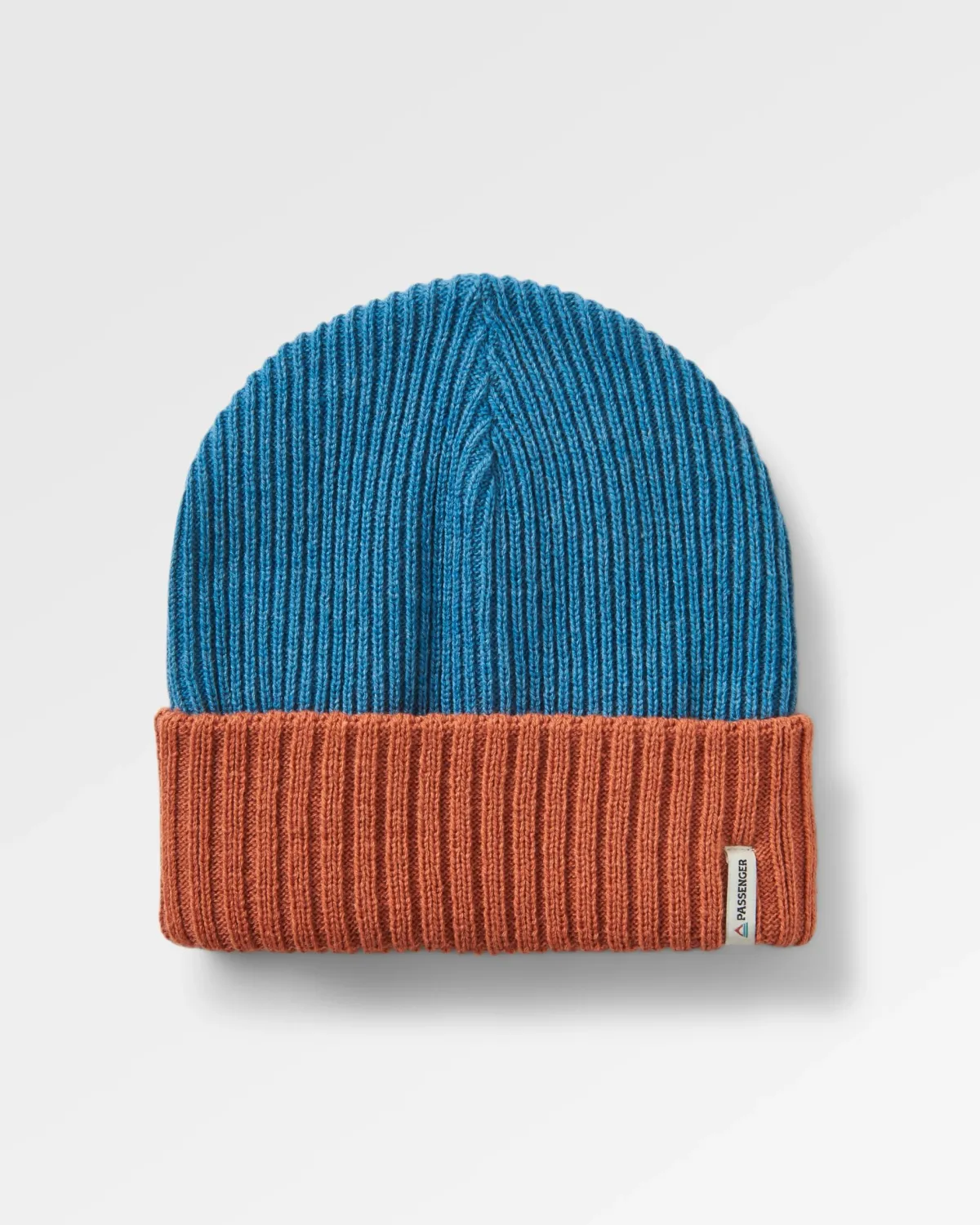 Passenger Outlook Recycled Beanie - Baked Clay/Blue Steel BakedClay/BlueSteel New