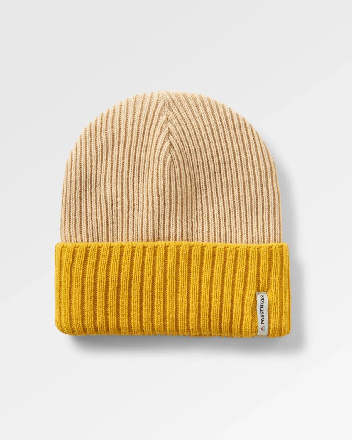 Passenger Outlook Recycled Beanie - Mustard Yellow/Steel Gray MustardYellow/SteelGray Cheap