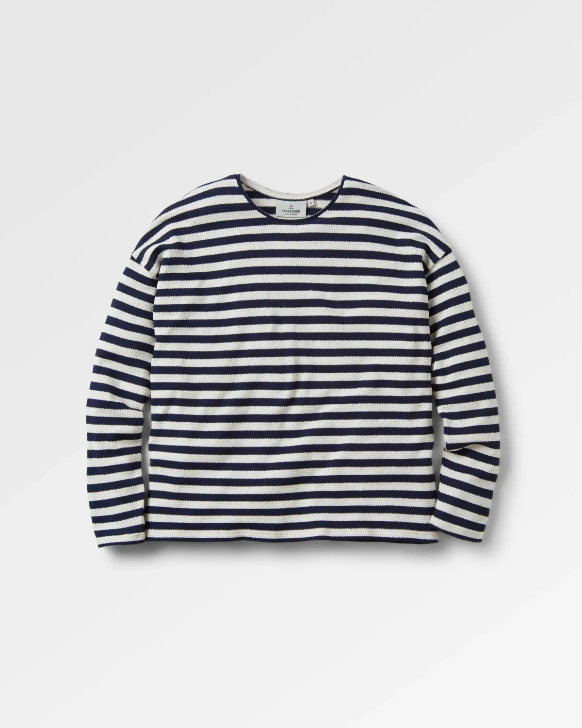 Passenger Panorama Striped Long Sleeve T-Shirt - Deep Navy DeepNavy Fashion