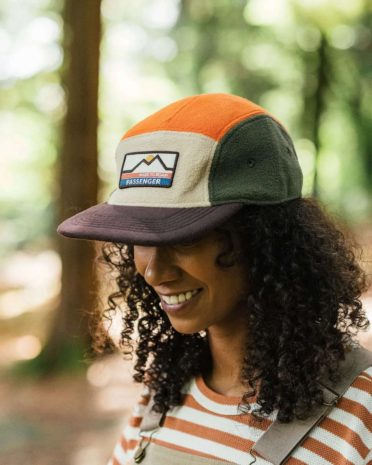 Passenger Pine Recycled Polar Fleece Hat - Sunrise Orange Multi SunriseOrangeMulti Flash Sale