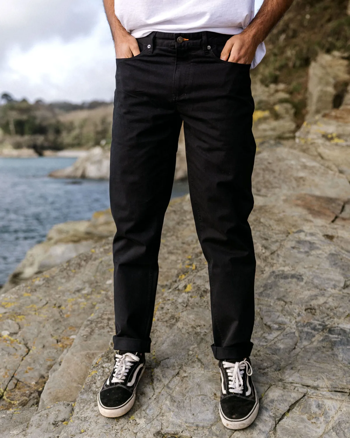 Passenger 365 5 Pocket Pant - Black Best