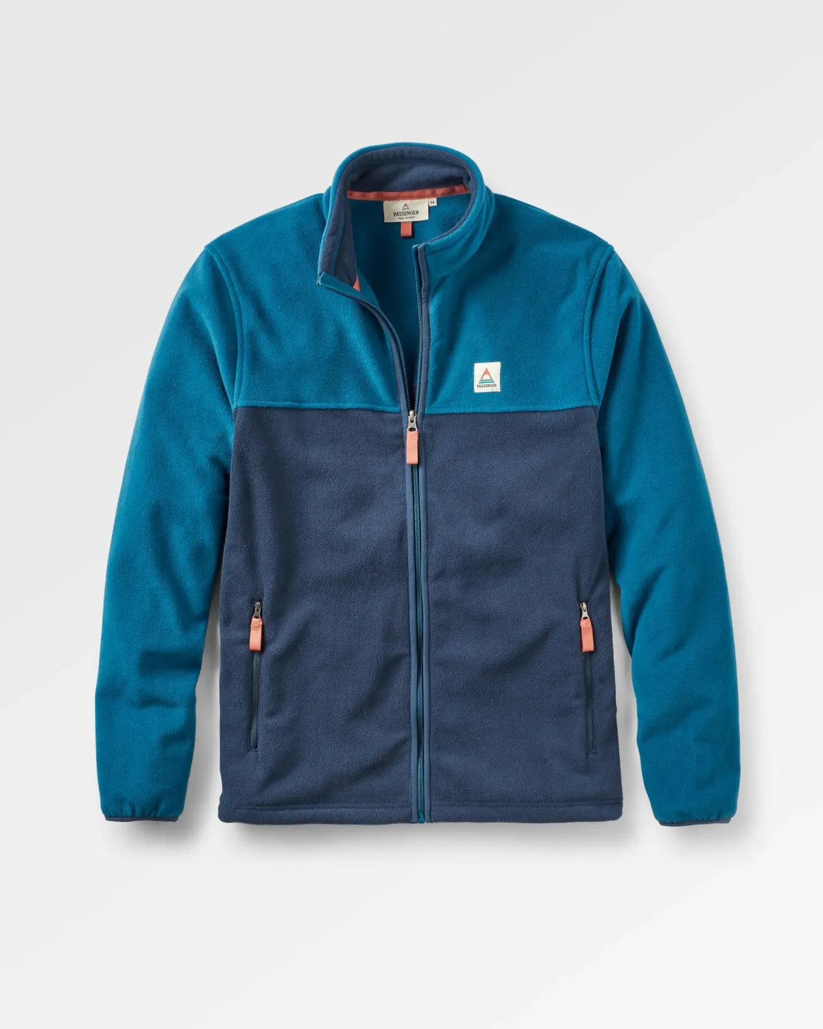 Passenger Ridge 2.0 Full Zip Recycled Polar Fleece - Tidal Blue/Rich Navy TidalBlue/RichNavy Flash Sale