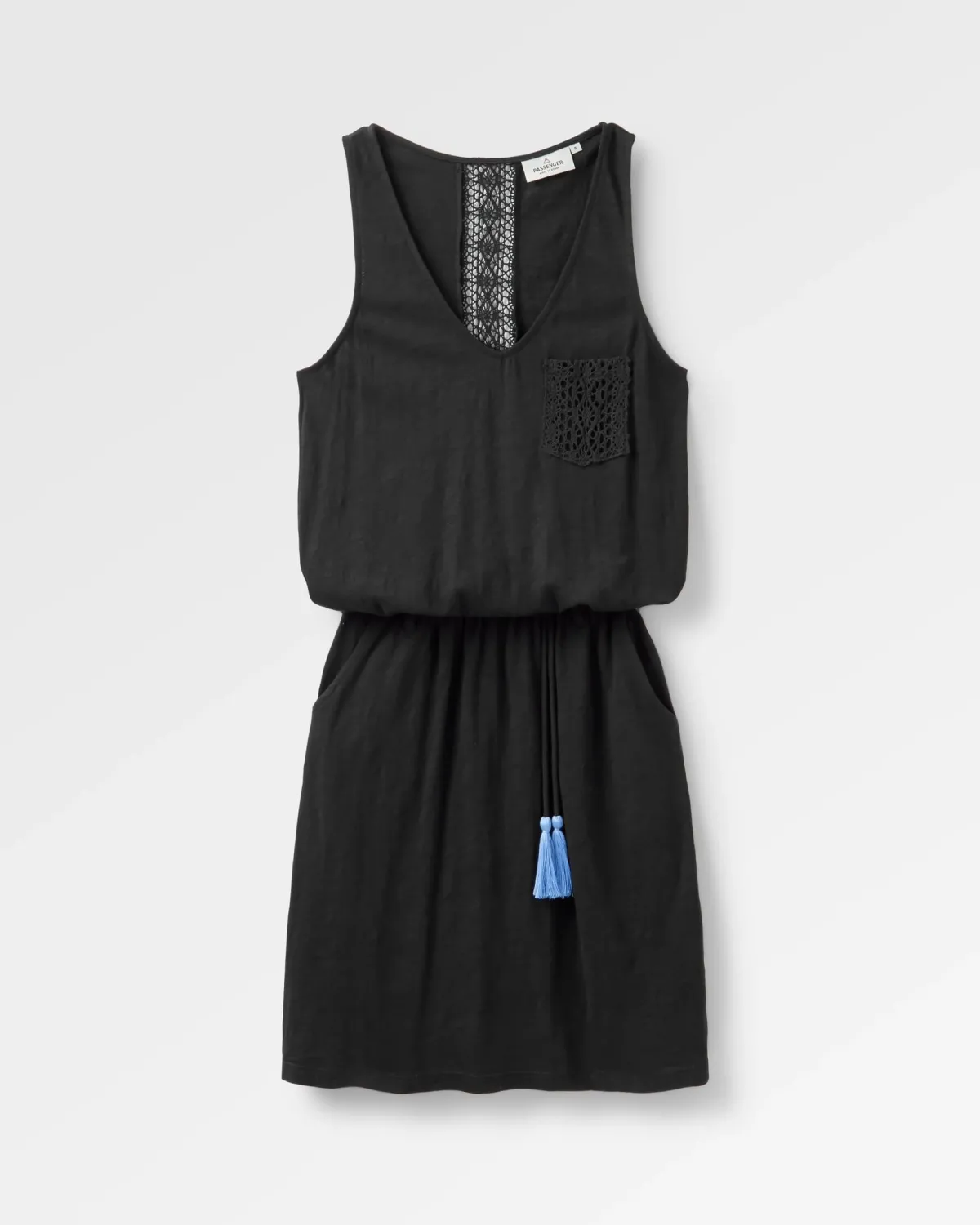 Passenger Rivergate Recycled Cotton Dress - Black Flash Sale